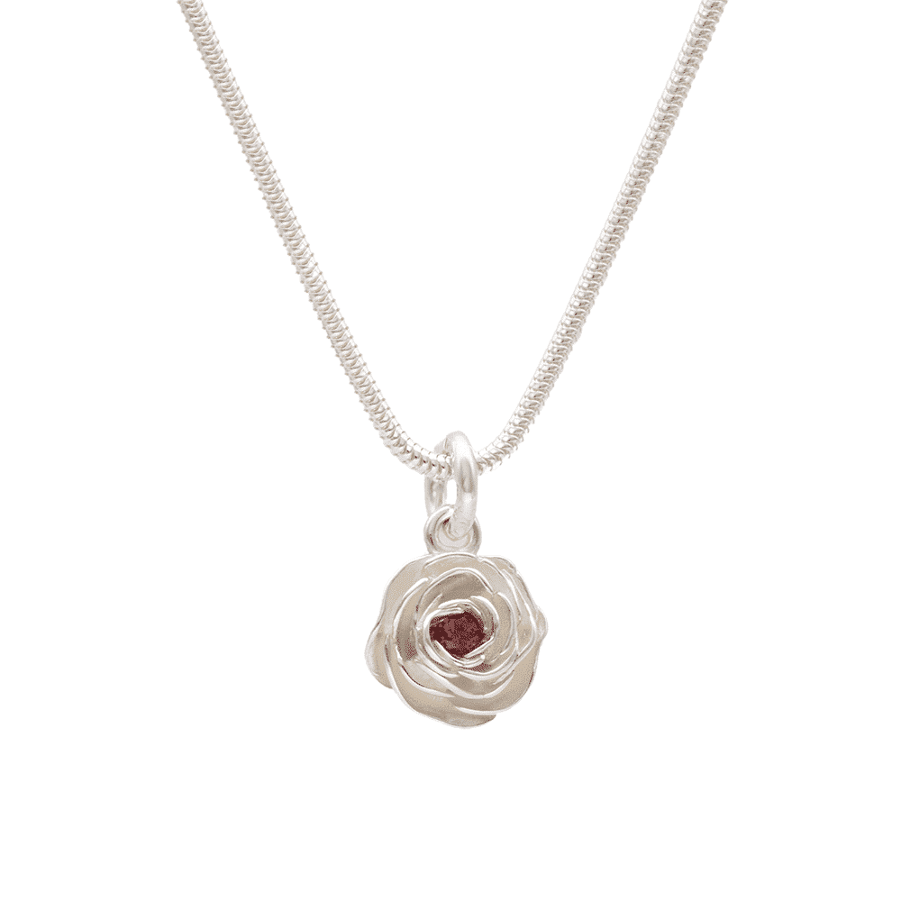 ROS (Rosen) Halskette mit Granate aus Lappland